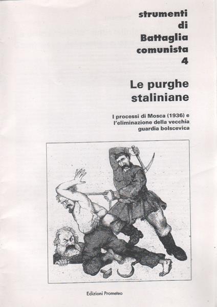 Le purghe staliniane - copertina
