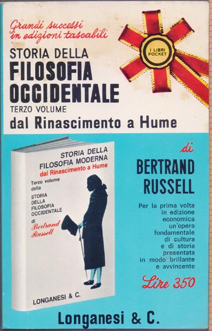 Storia della filosofia occidentale Vol. III dal Rinascimento a Hume - Bertrand Russell - Bertrand Russell - copertina