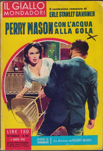 Perry Mason con l'acqua alla gola - Erle Stanley Gardner - Erle Stanley Gardner - copertina