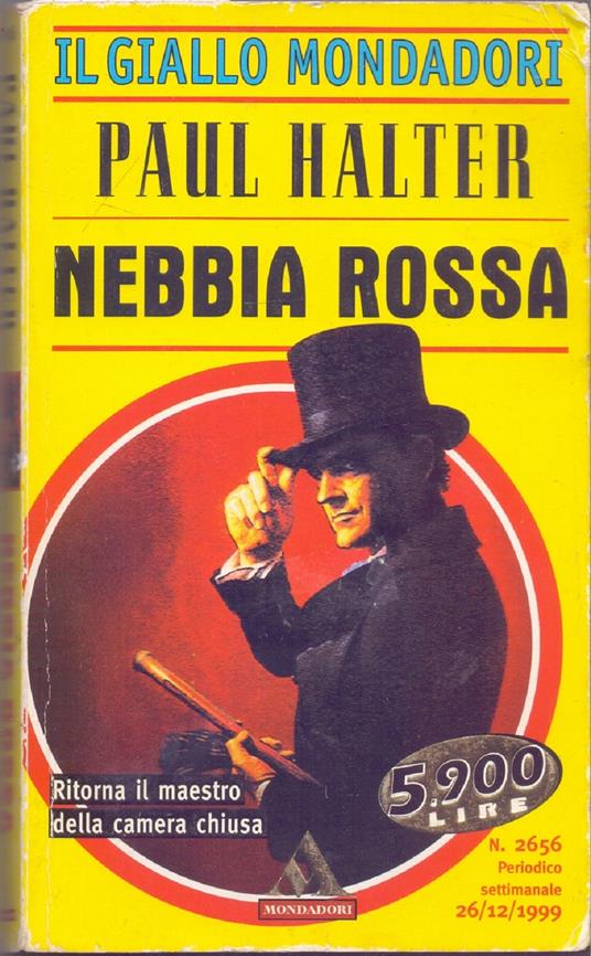 Nebbia rossa - Paul Halter - Paul Halter - copertina