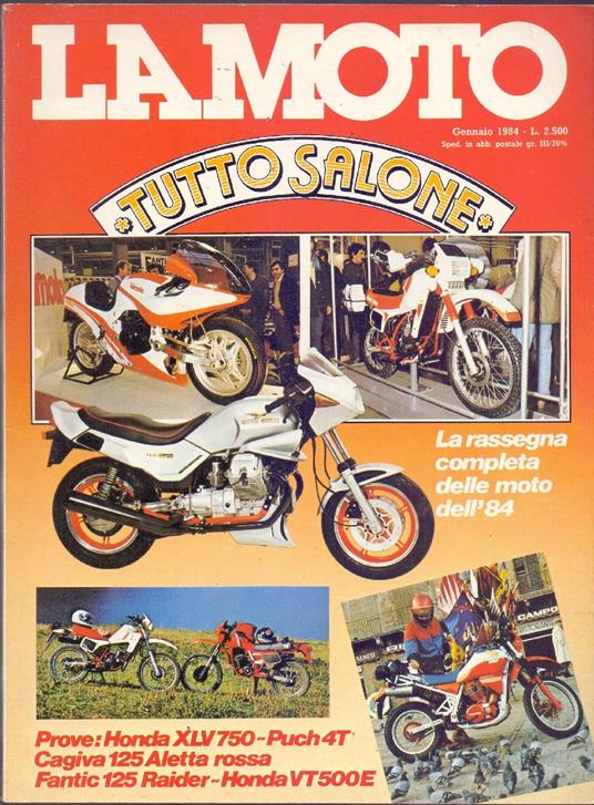 La Moto. 1984. Gennaio - copertina