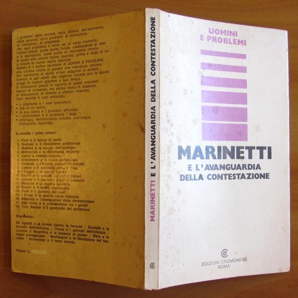 Marinetti E L'avanguardia Della Contestazione