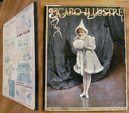 FIGARO ILLUSTRE', 1895 con Pentagrammi, Pubblicità d'epoca e Illustrazioni - copertina