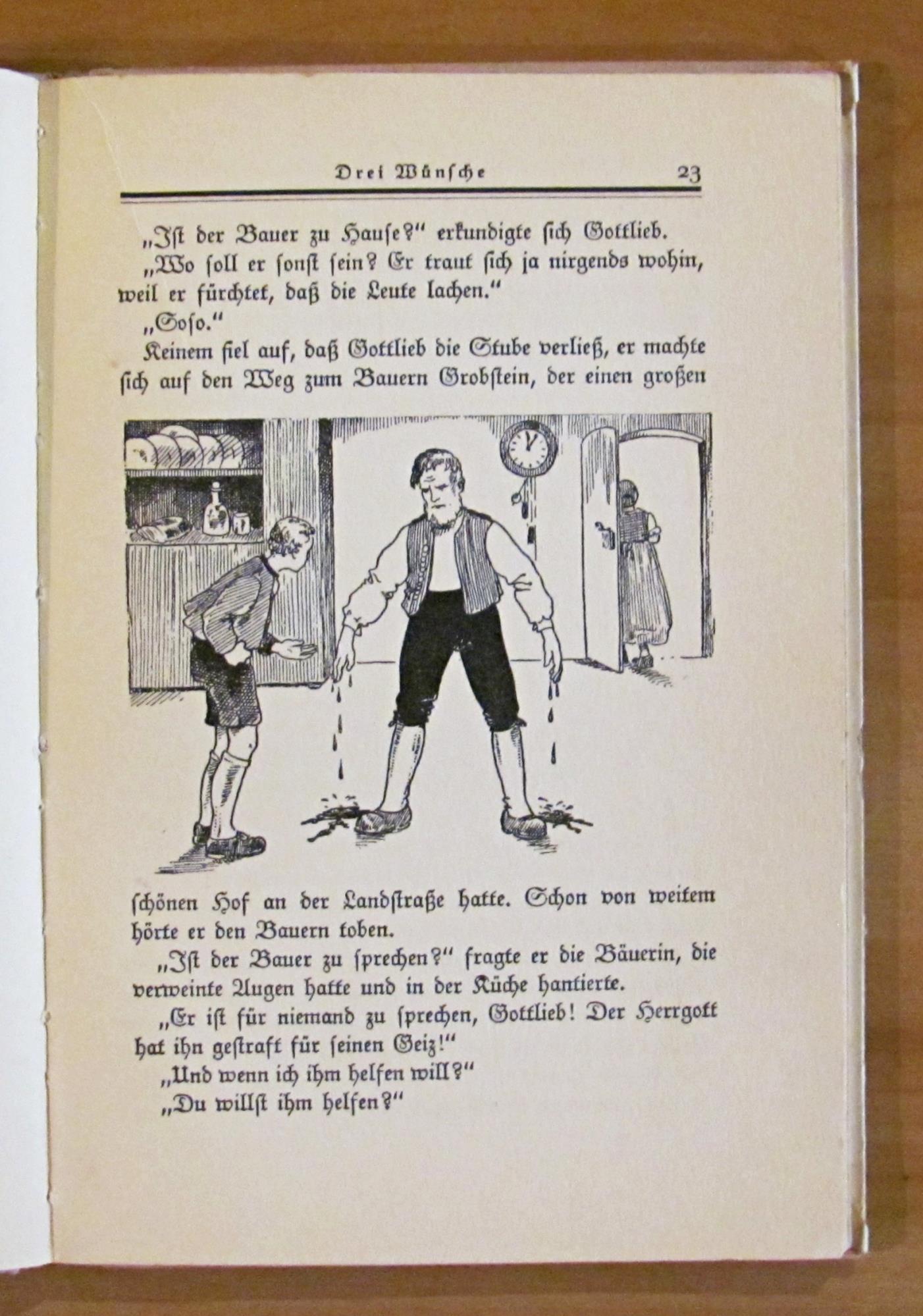 KLEINER SPASZ MIT BLAUER FEDER - Piccolo scherzo con la penna blu