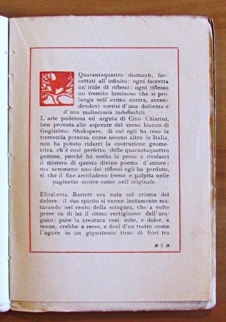 Sonetti Dal Portoghese - Trad. C. Chiarini - 4