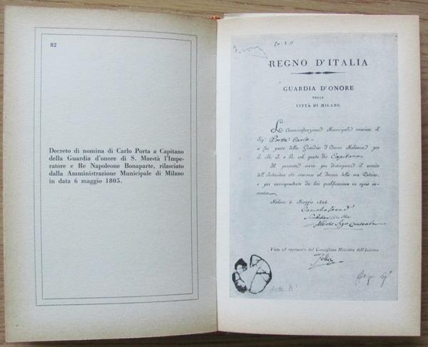 Carlo Porta E Tommaso Grossi Inedito