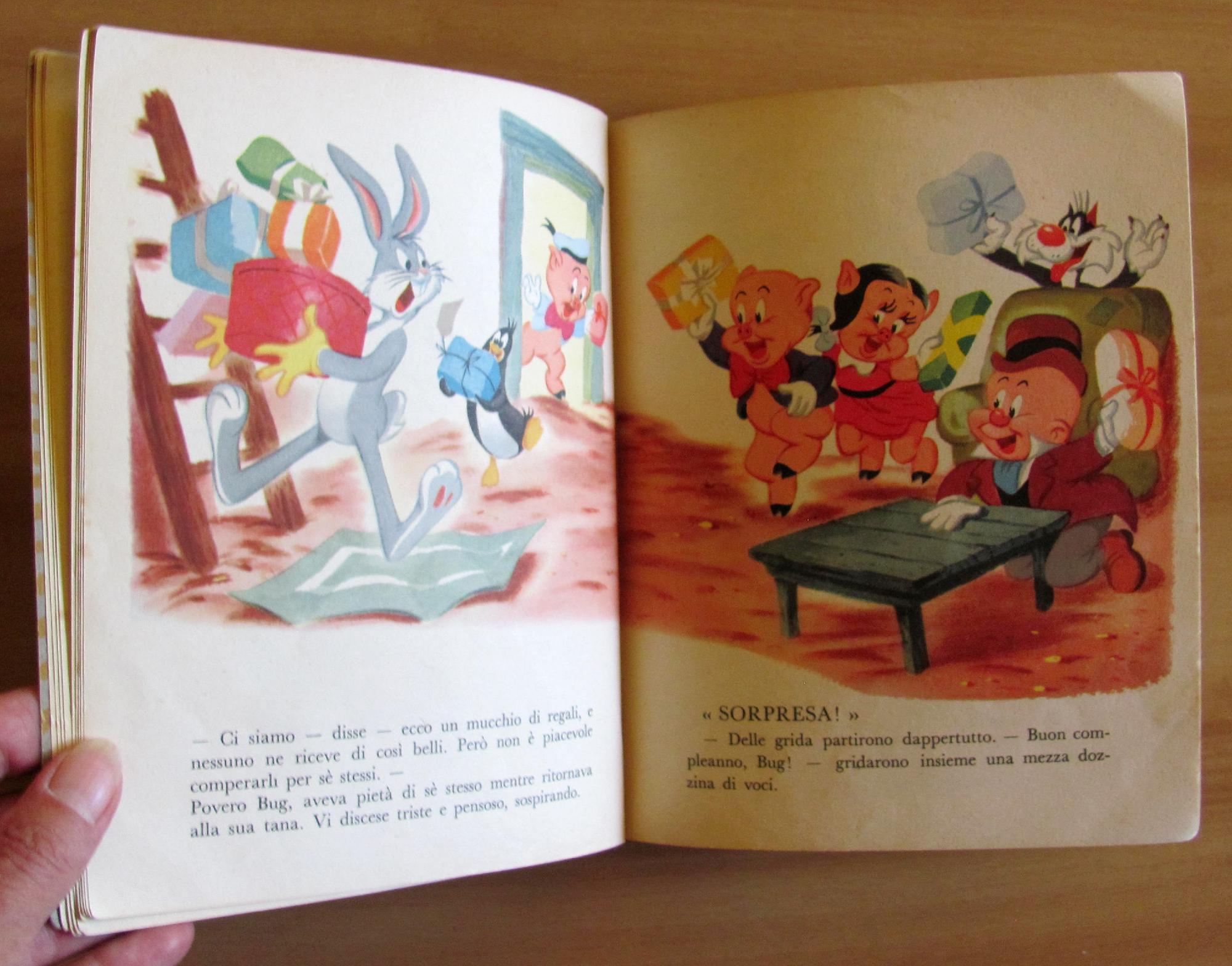 Il Compleanno Di Bug. Ed. Principato, 1950. Collana "Principato" N.6. Cartoni Della Warner Bros