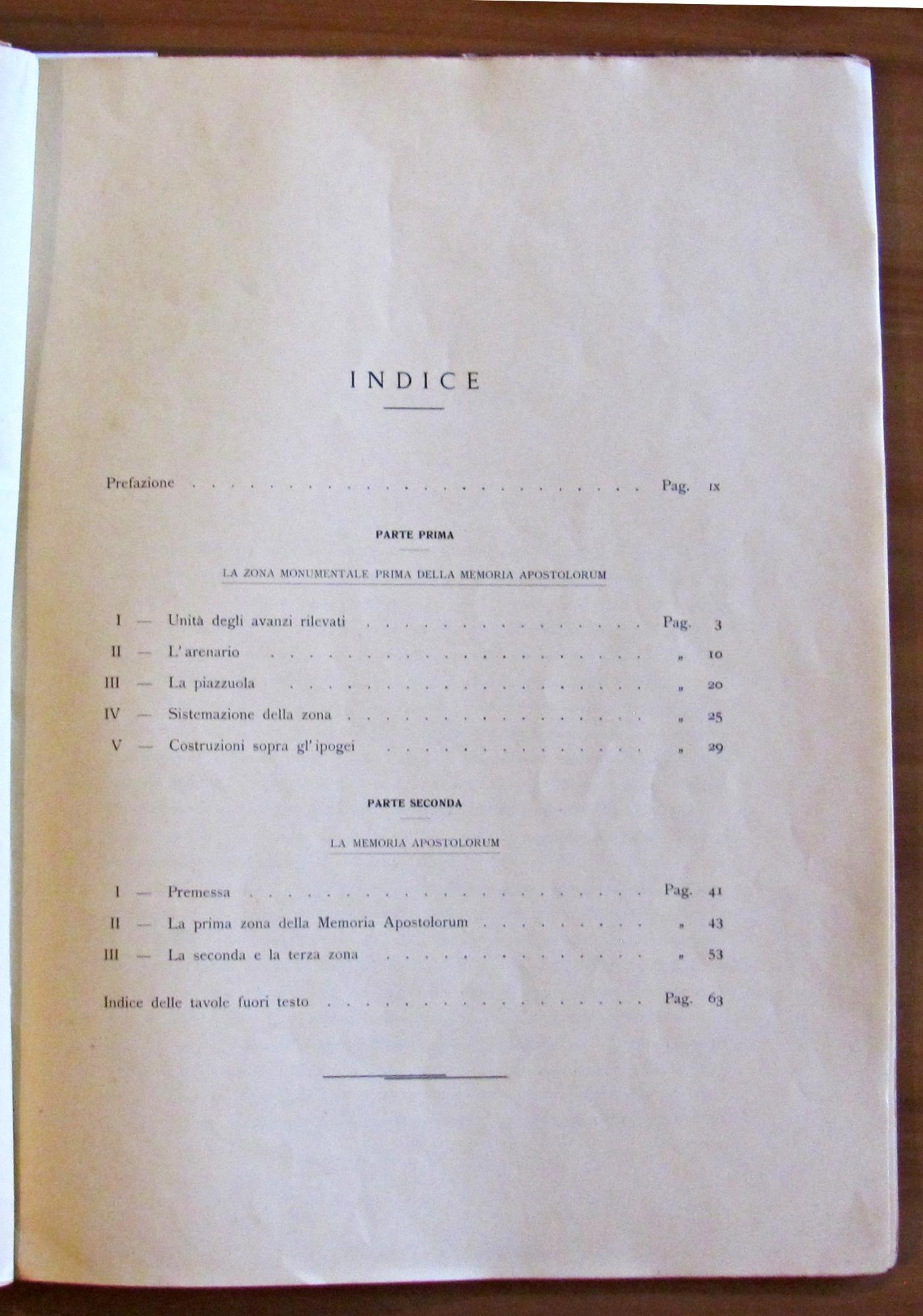 La Memoria Apostolorum In Catacumbas, 1936
