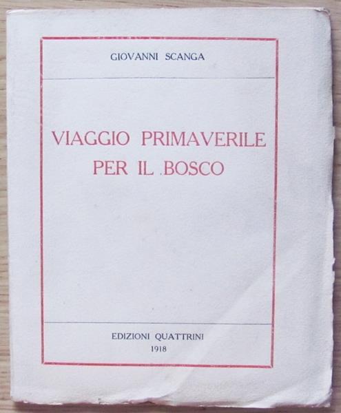 Viaggio Primaverile Per Il Bosco Di: Scanga Giovanni - copertina