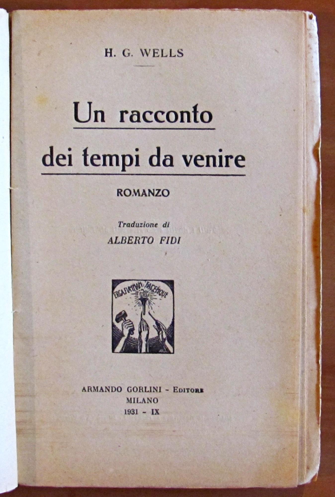 Un Racconto Dei Tempi Da Venire