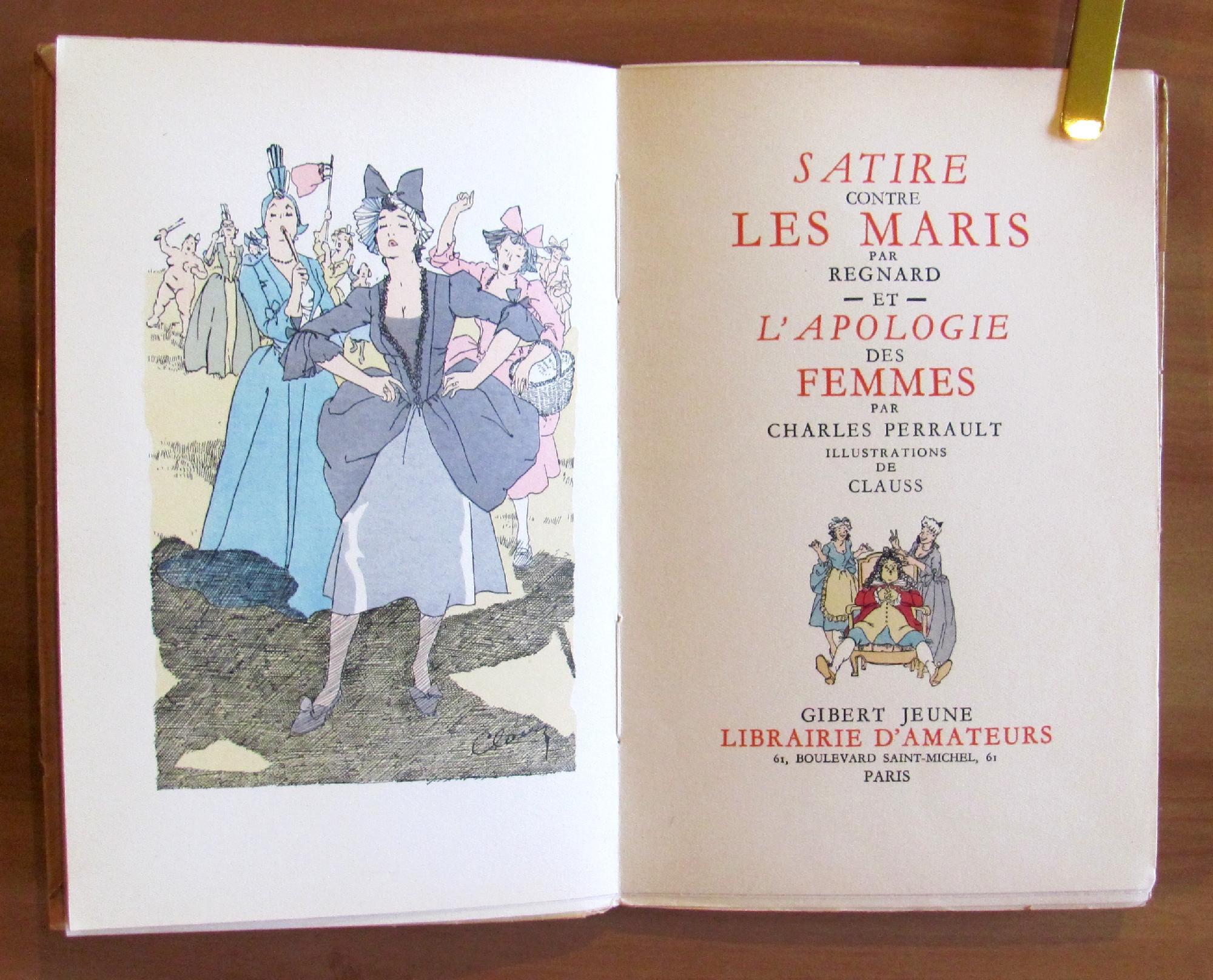 Satire Contre Les Maris Et L'Apologie Des Femmes