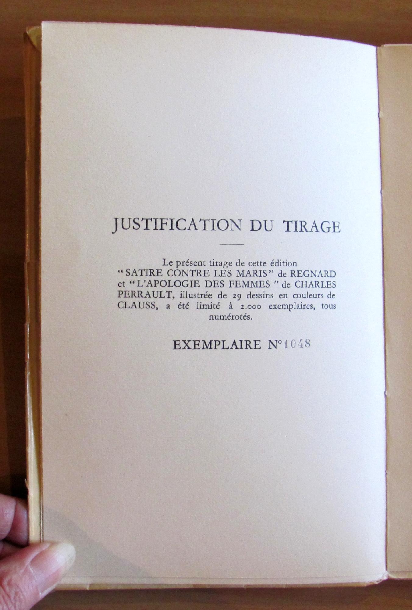 Satire Contre Les Maris Et L'Apologie Des Femmes