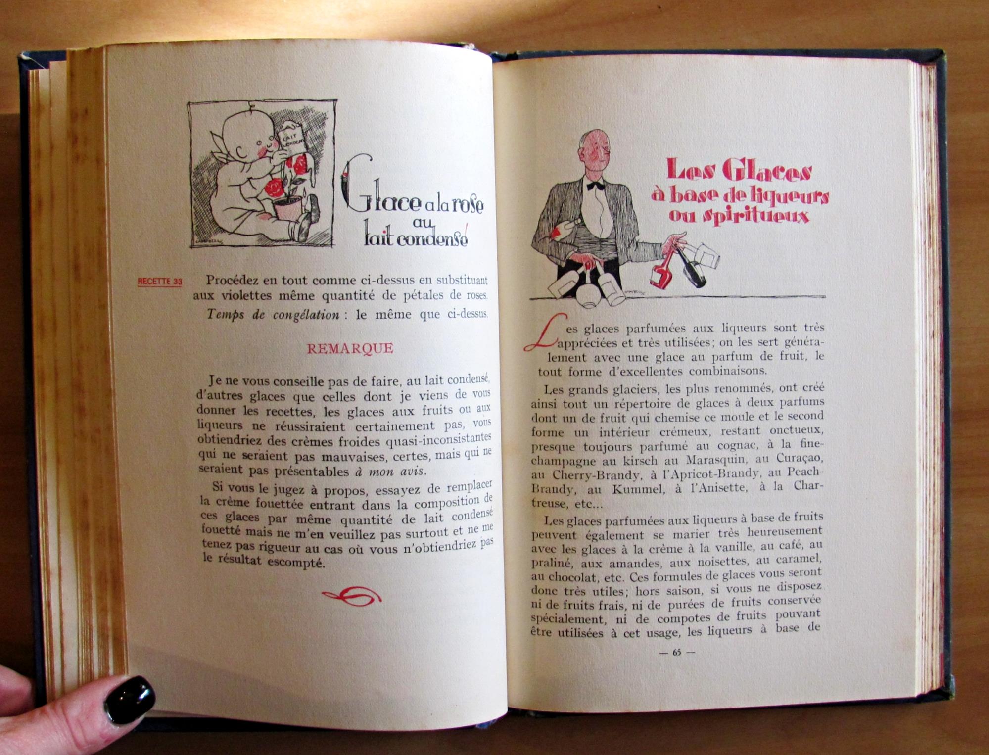 Entremets Et Boissons Glaces Par L'Appareil Refrigerateur