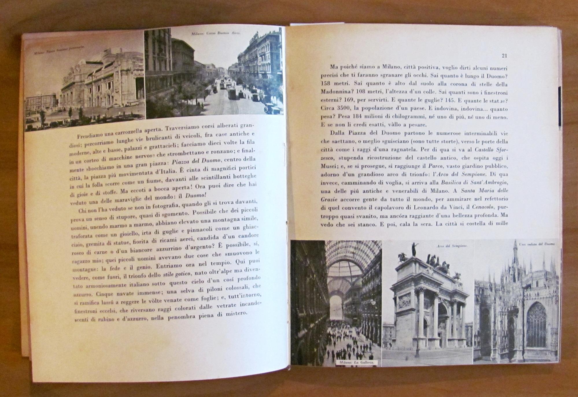 IN GIRO PER L'ITALIA Impressioni di viaggio- Coll. La Scala d'Oro, I ed. 1934