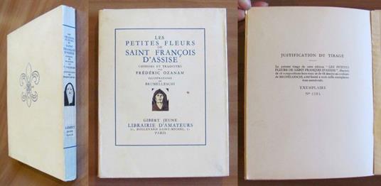 Les Petites Fleurs De Saint Francois D'Assise, 1942 Ill. Brunelleschi - Federico Ozanam - copertina