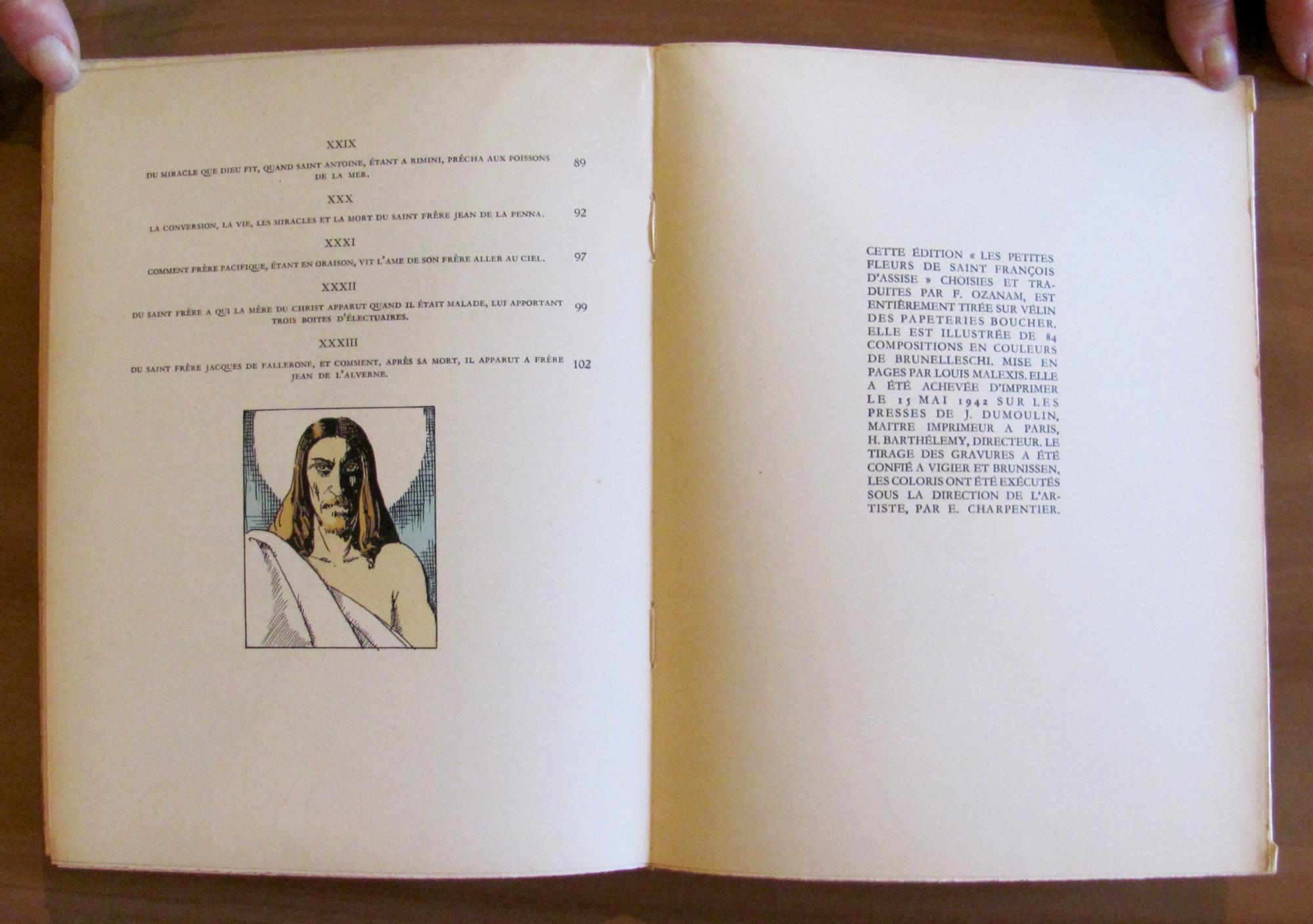 Les Petites Fleurs De Saint Francois D'Assise, 1942 Ill. Brunelleschi