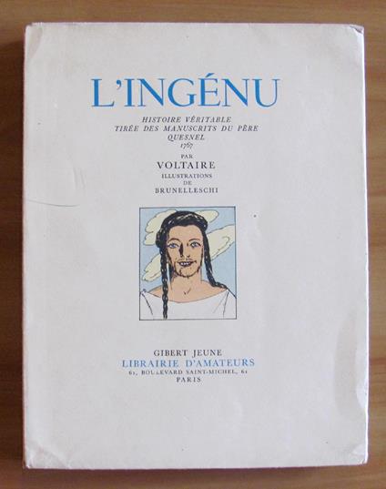 L' Ingenu - Histoire Véritable Tirée Des Manuscrits Du Père Quesnel 1767 - Voltaire - copertina