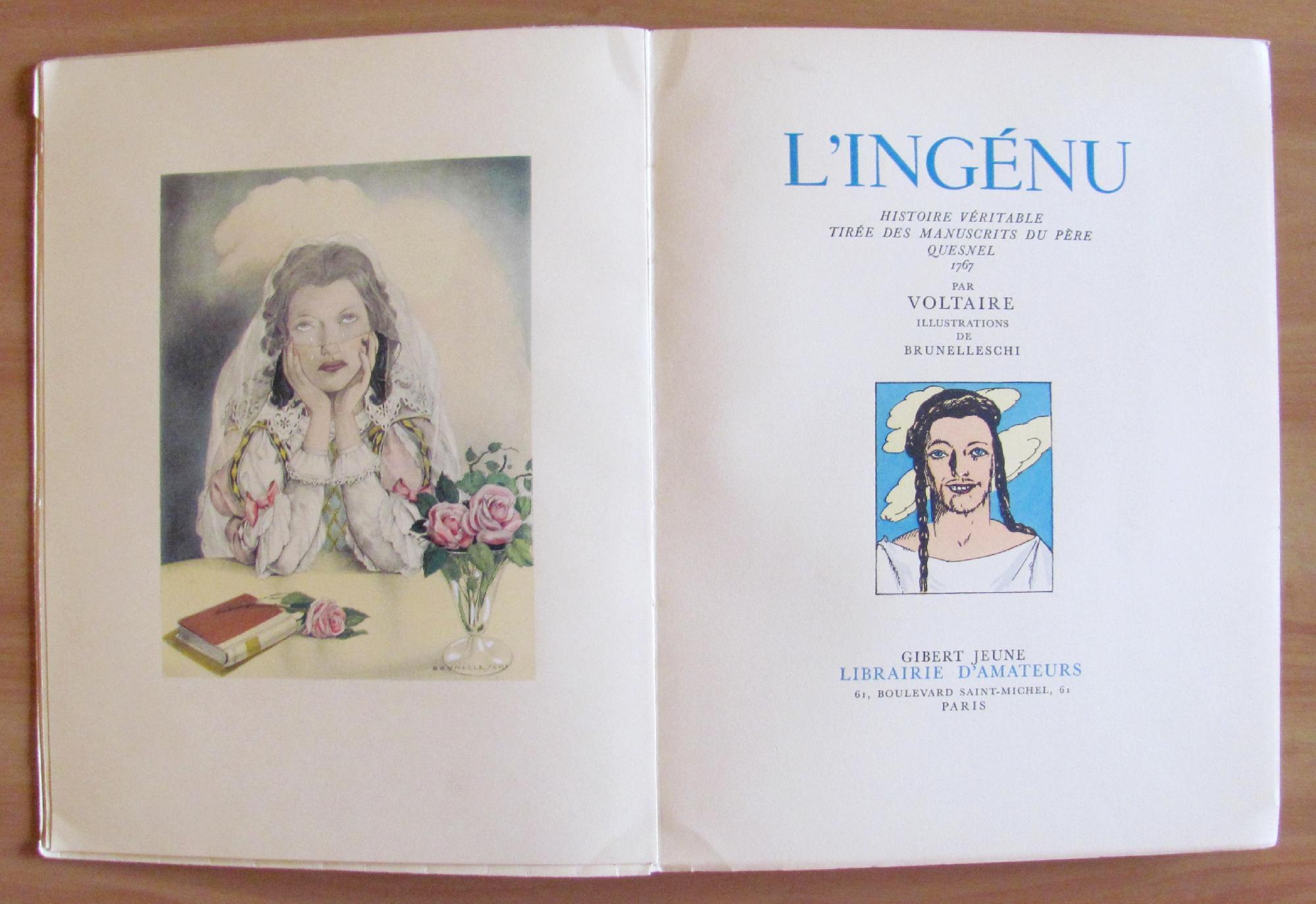 L' Ingenu - Histoire Véritable Tirée Des Manuscrits Du Père Quesnel 1767
