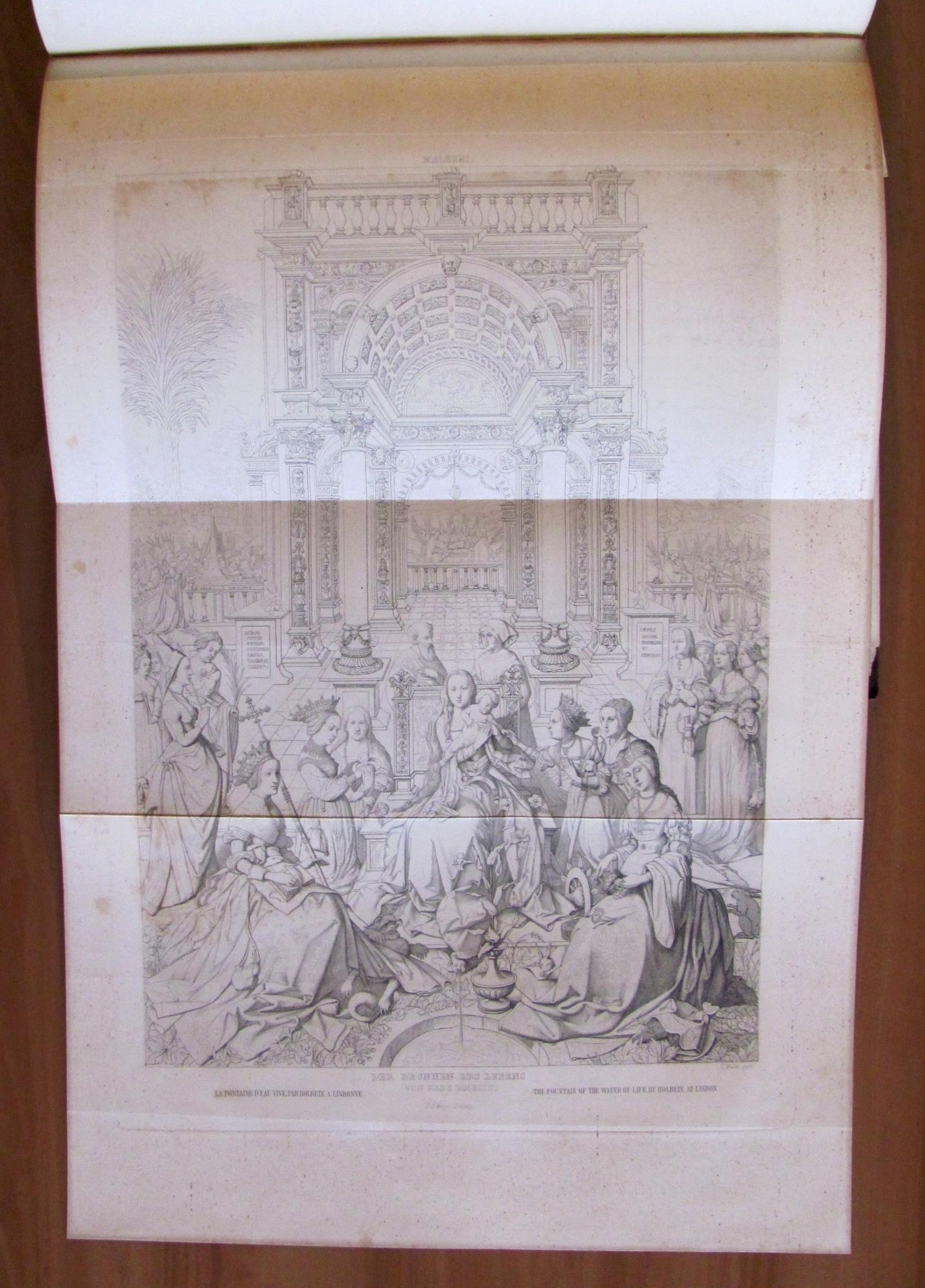 DIE DEUTSCHE KUNST IN WORT UND BILD (Arte tedesca in parole e immagini)con 140 Tavole, 1879