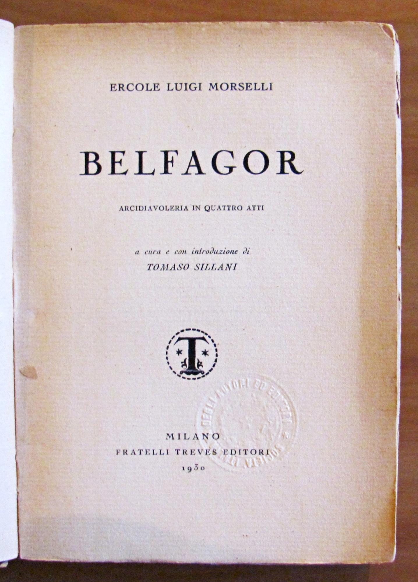 Belfagor - Arcidiavoleria In Quattro Atti