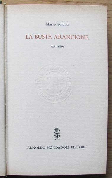 La Busta Arancione, I Ed. 1966