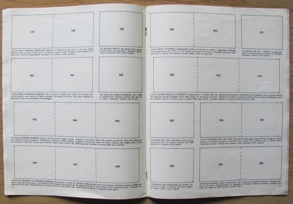 Album Figurine Ruote Vele Ali. Ed. Imperia, 1972. Vuoto