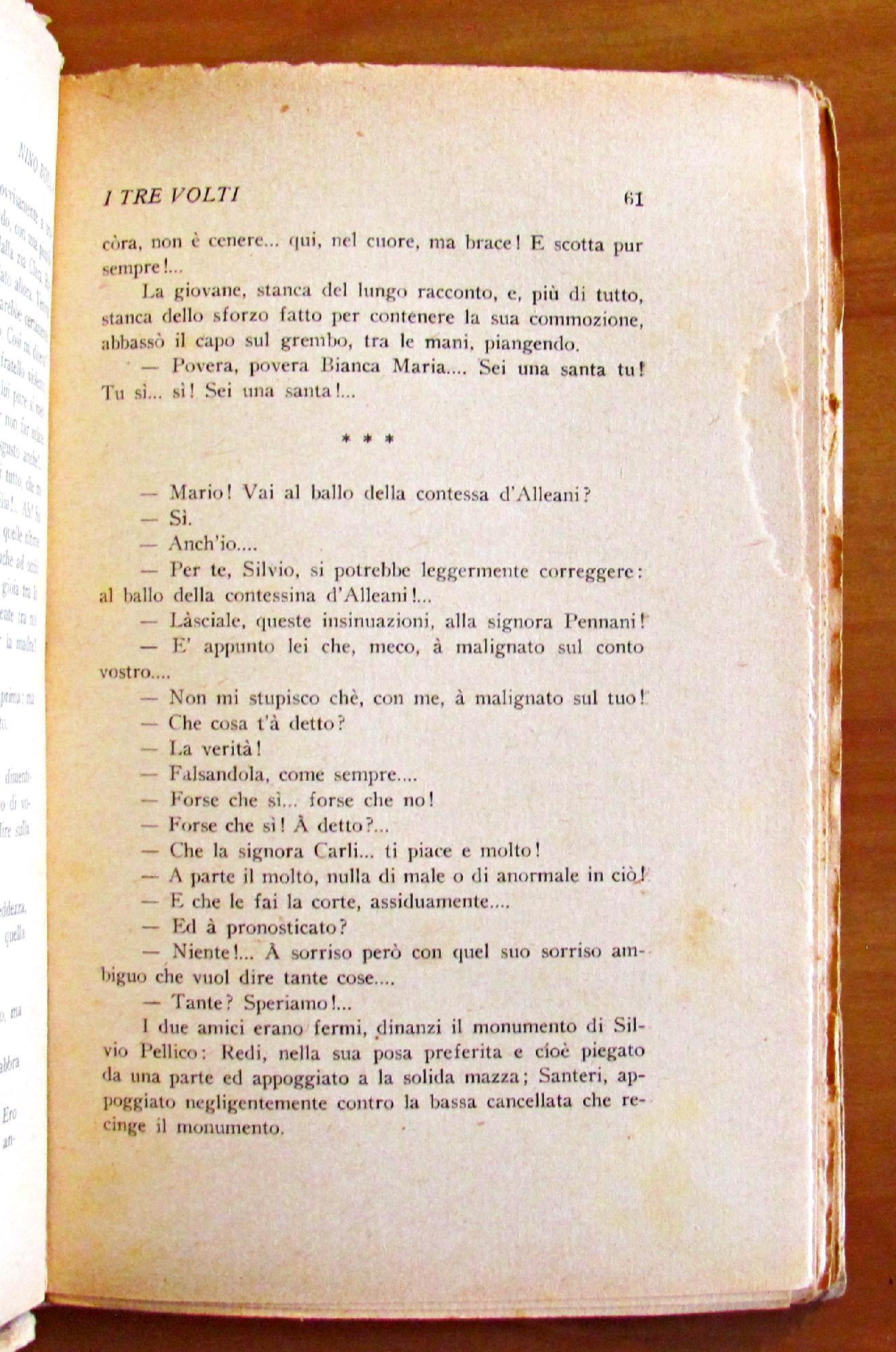 I Tre Volti - Collana I Romanzi Dell'Amore