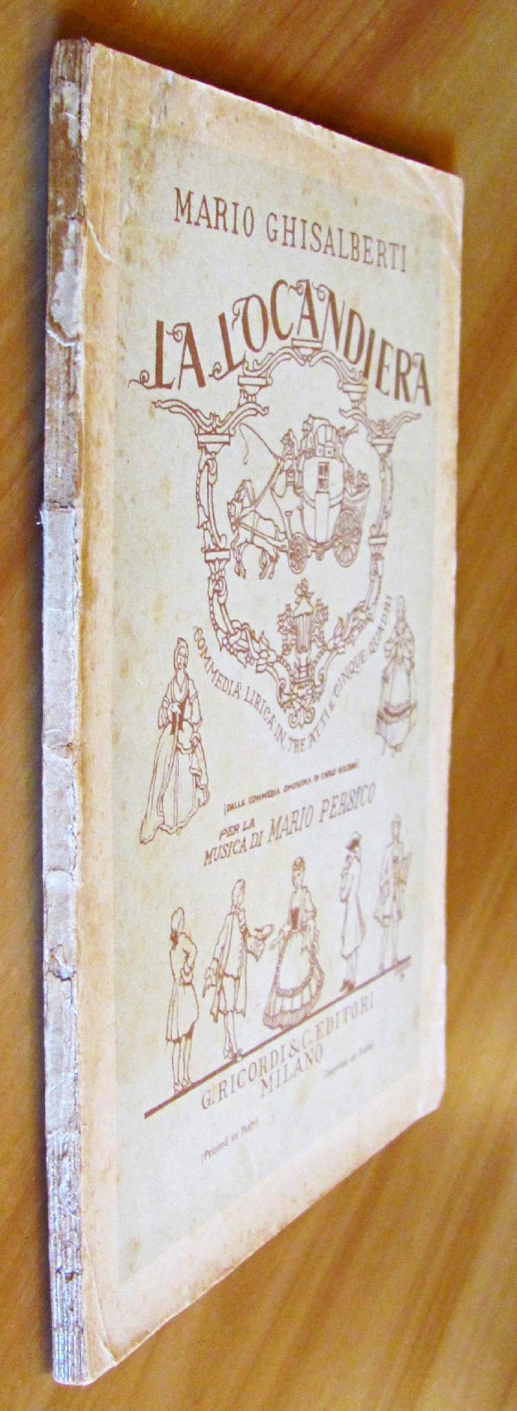 La Locandiera - Commedia Lirica In Iii Atti E 5 Quadri