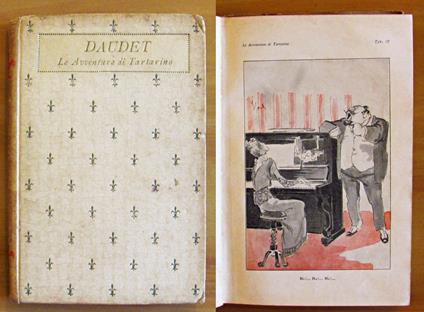 LE AVVENTURE DI TARTARINO - Collana BIBLIOTECA DEI RAGAZZI N.8 - Cambellotti e Sacchetti - Daudet - copertina