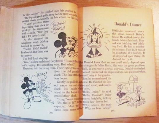 Funny Stories About Donald And Mickey. Ed. Whitman Publ. Co. 1945 - Walt Disney - 3