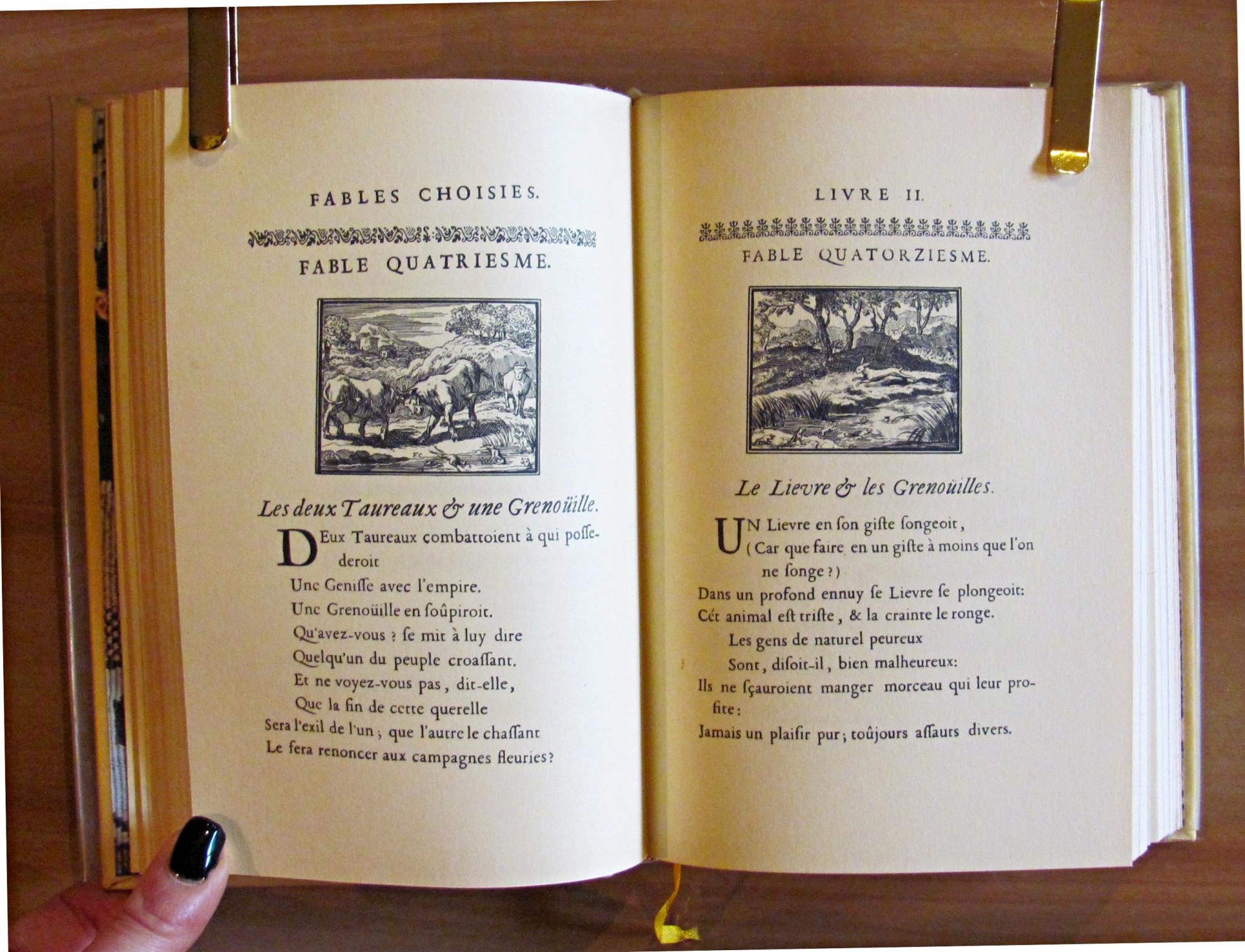 FABLES CHOISIES MISES EN VERS - Ristampa anastatica dell'originale del 1668