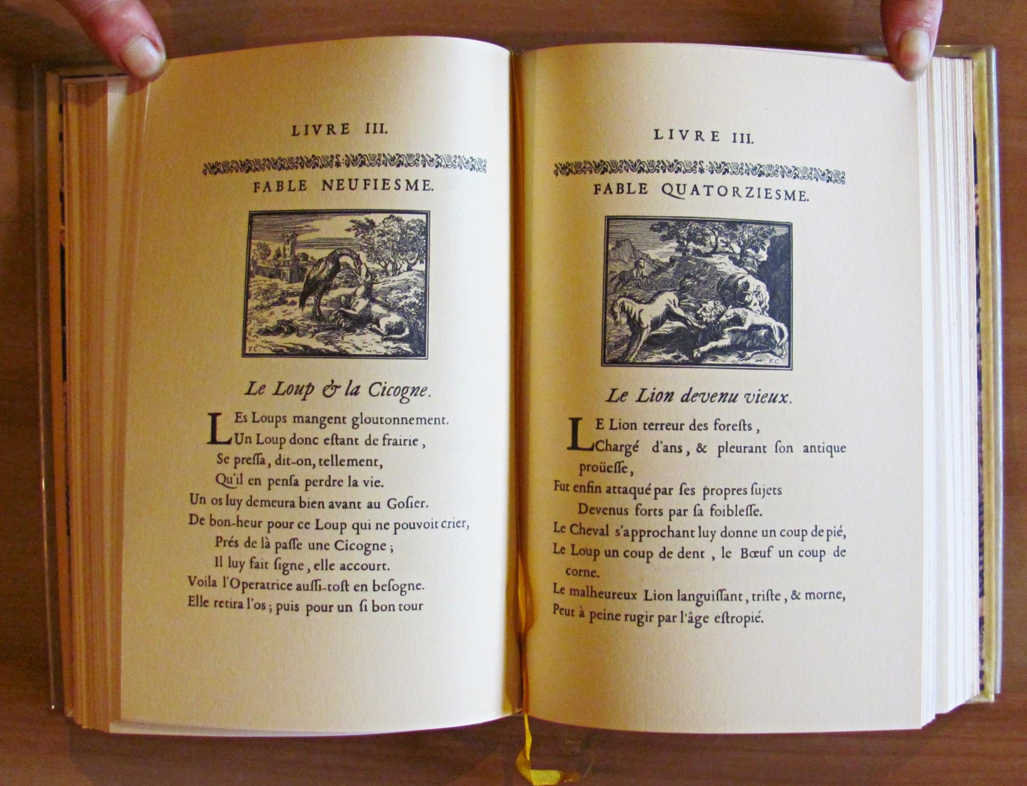 FABLES CHOISIES MISES EN VERS - Ristampa anastatica dell'originale del 1668