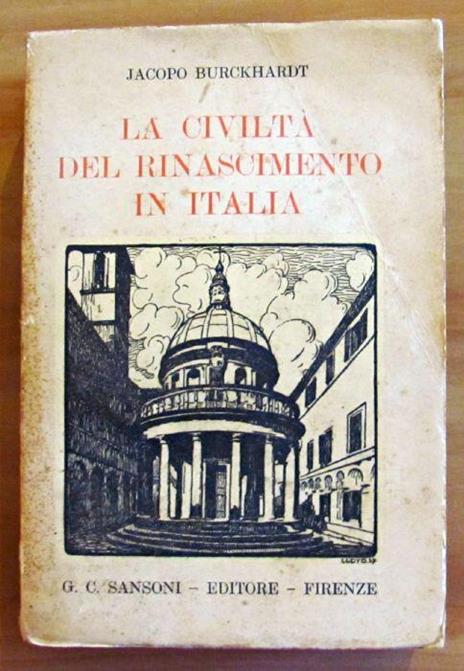 La Civilta' Del Rinascimento In Italia - Jacob Burckhardt - copertina