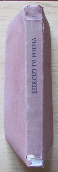 Esercizi di poesia. Milano Ediz. D'arte La Pergola 1969 - Guido Calogero - 2