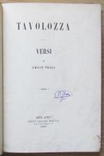 Tavolozza. Ed. Gaetano Brigola. Prima edizione 1862