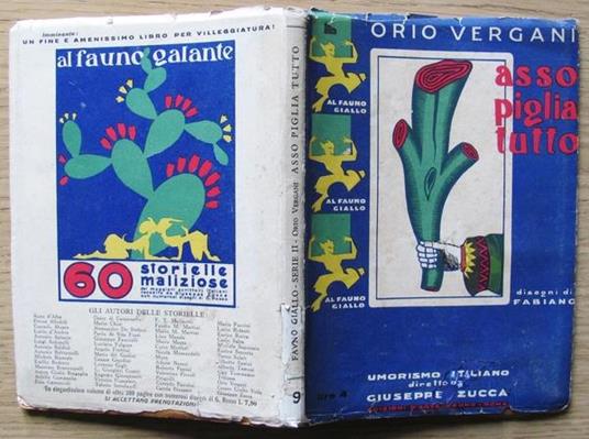 Asso Piglia Tutto. Coll. ?Al Fauno Giallo? - Orio Vergani - copertina