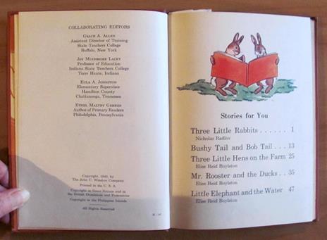 Fun In Story Easy Growth In Reading - Primer Level Two, 1940 - Ill. Berry E Chapman - 3