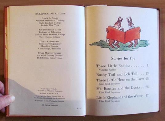 Fun In Story Easy Growth In Reading - Primer Level Two, 1940 - Ill. Berry E Chapman - 3