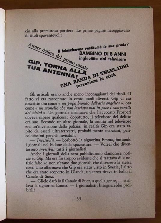 Gip Nel Televisore E Altre Storie In Orbita - Collana Piccola Biblioteca Dei Ragazzi - Gianni Rodari - 4