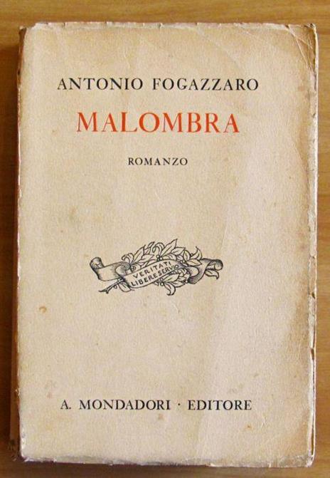 Malombra - Antonio Fogazzaro - copertina