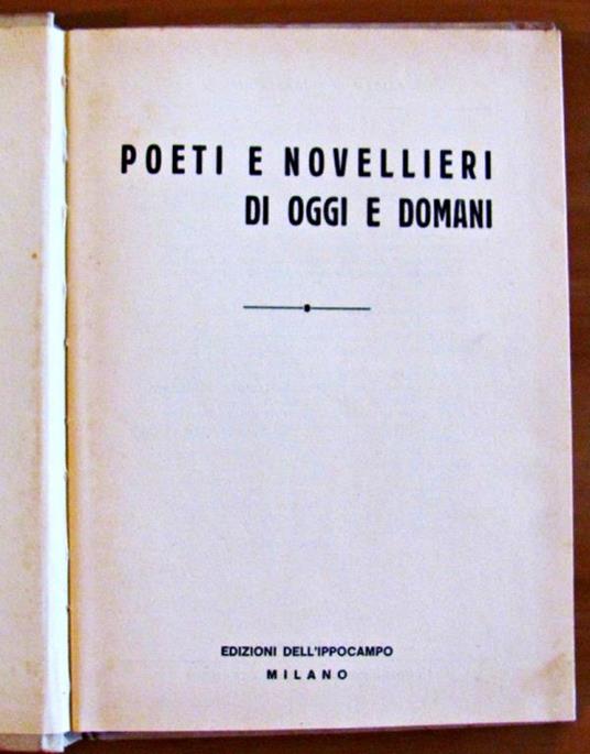 Poeti E Novellieri Di Oggi E Domani - Giugno 1967 - 2