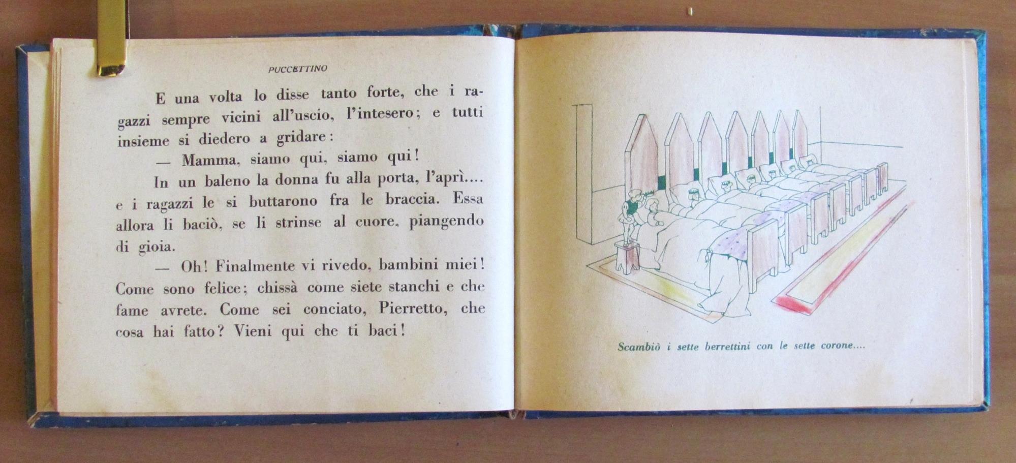 Puccettino Collezione ?Le Fiabe Classiche Illustrate?Nn.2 Firenze Casa Ed. R. Franceschini & F. 1950