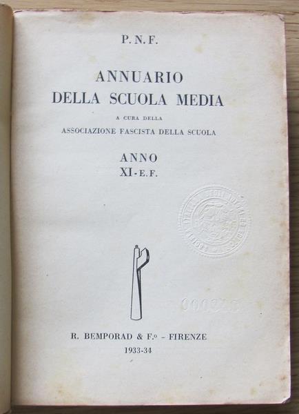 Annuario Della Scuola Media