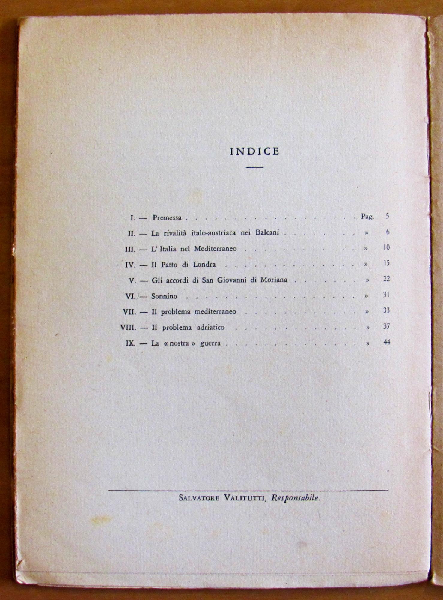 La Nostra Guerra - Quaderni Istituto Nazionale Di Cultura Fascista - Serie X N.2