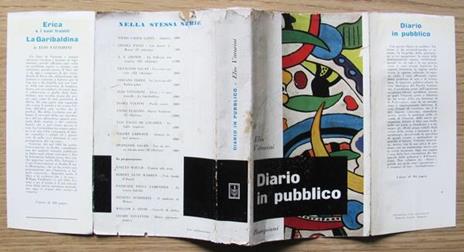 Diario In Pubblico, I Ed. 1957. Prima edizione - Elio Vittorini - 2