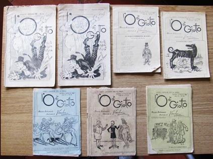 L' O Di Giotto. Rivista Settimanale Illustrata Di Vamba. Roma Tip. La Cooperativa 1891/1892 - Vamba - copertina