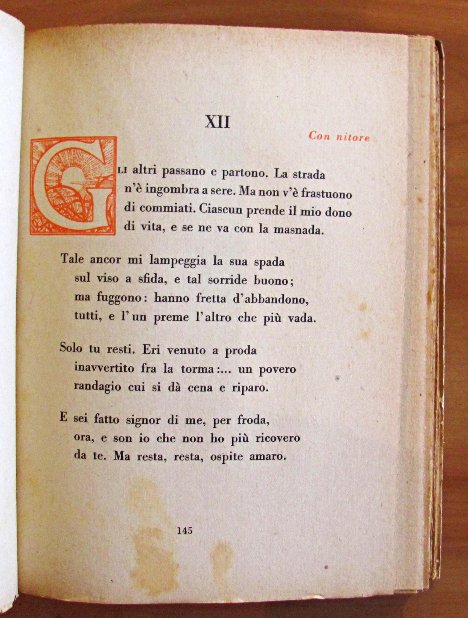 Il Randagio - Poema