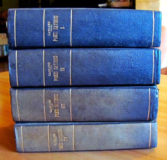 Poeti Satirici Italiani - Voll. I - Ii - Iii - Iv - Giulio Carcano - 2