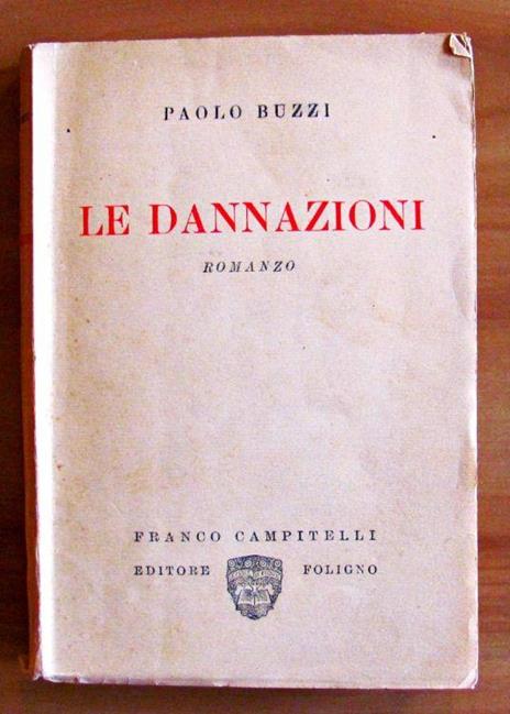 Le Dannazioni - Paolo Buzzi - copertina