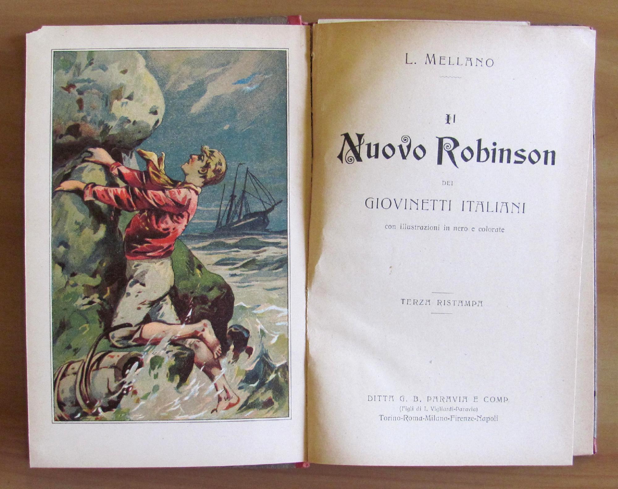 Il Nuovo Robinson Crosue Dei Giovinetti Italiani